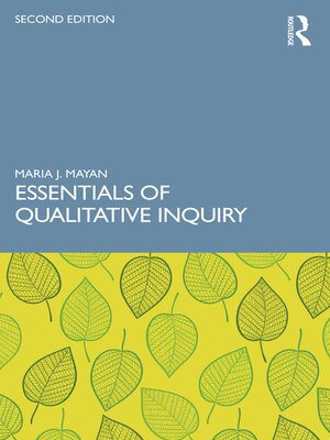 cover image of Essentials of Qualitative Inquiry